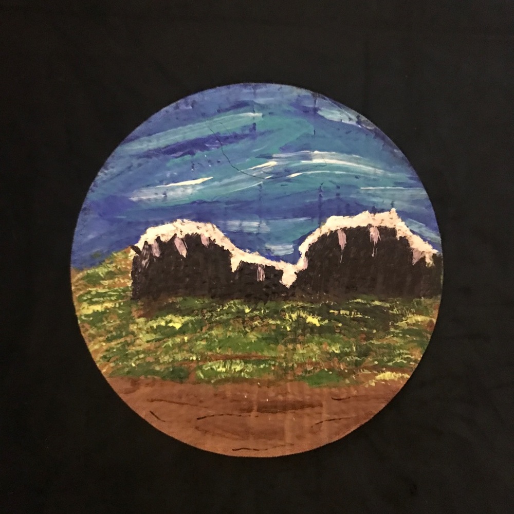 Colorful Hand Design & Hand Painted Plate - Picture 9 of 16